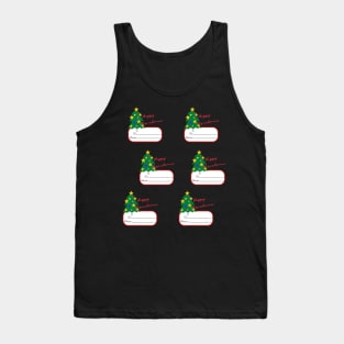 Gift labels for Christmas Tank Top